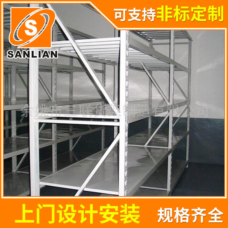 Light layer format store hangers, storage supermarket shelves, corner steel racks.