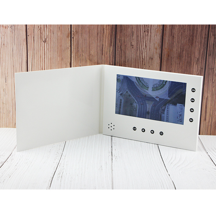 Một trình chơi phim cho sách mỏng màn hình LCD dài 7 inch trong các Card Card Memorial