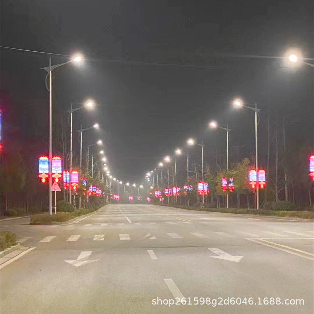 Outside of the street lamp pole, solar-decorated hanger ted light for water luminescence