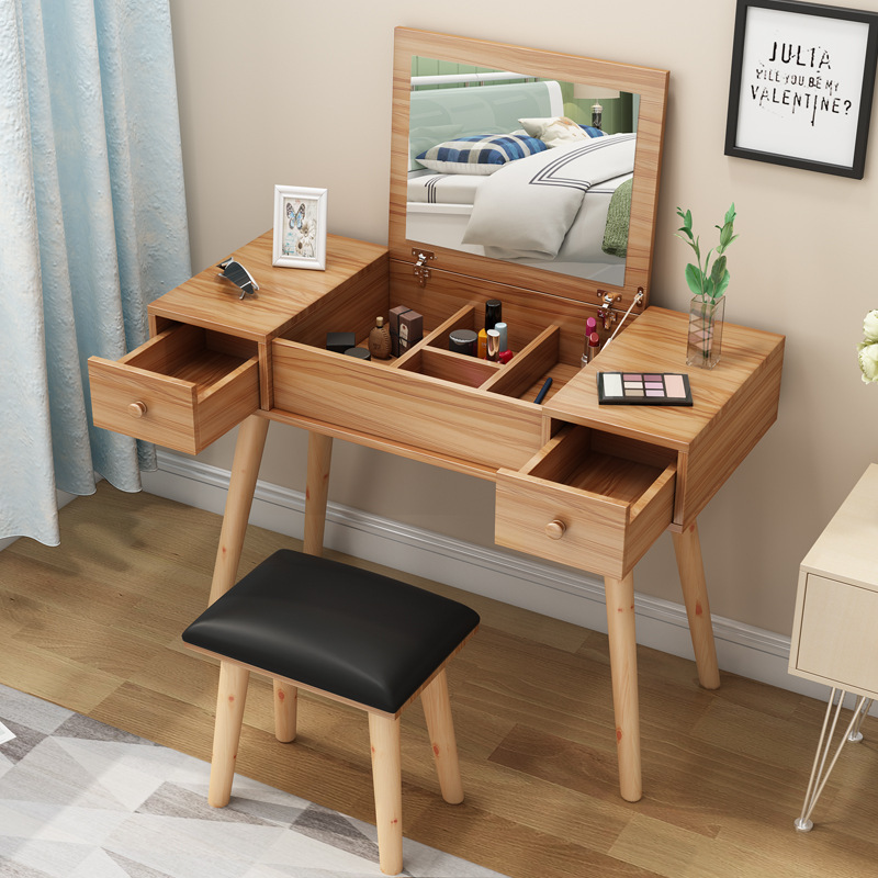 Nordian dresser-bedroom mini-red makeup table.