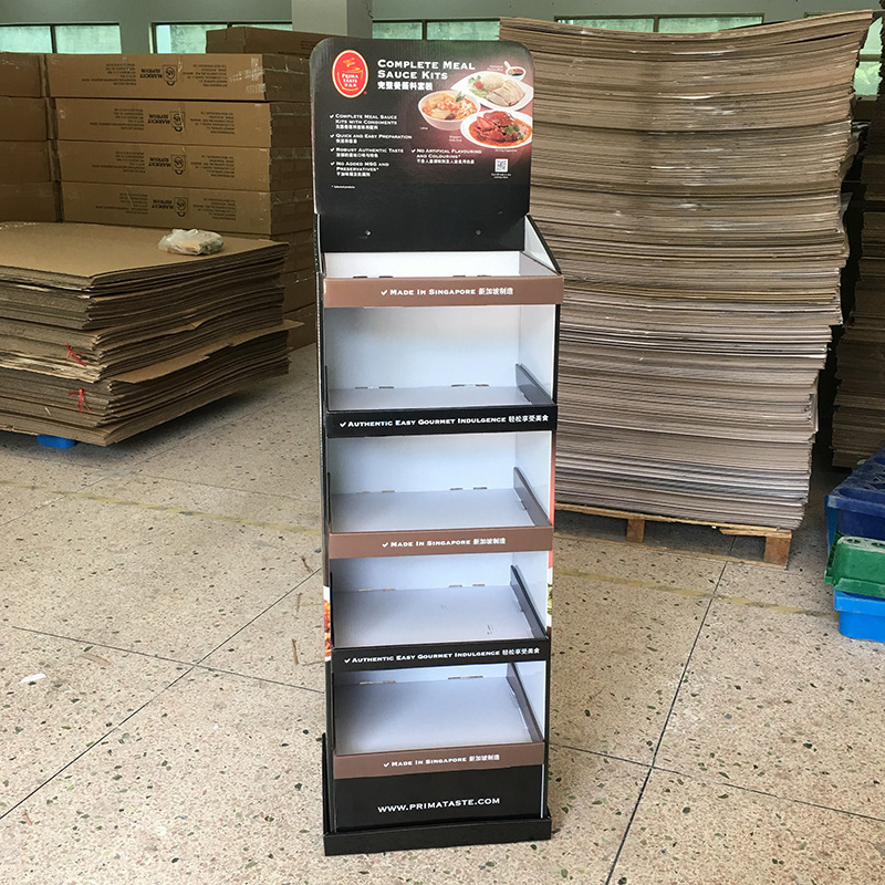 The factory's wholesale folding cardboard shelf displays the box's taped varnish cardboard shelf.