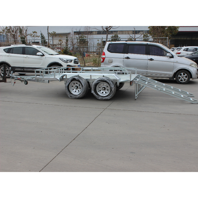 Trailer with ladders, rig-bed truck with heavy transport trailers, heavy lift trailers, source factory.