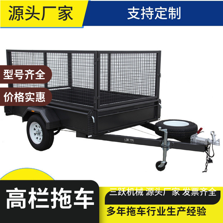 High-coated trailers, factory direct sales, heat-plating, high-coated-coated hydraulic tow trailers.