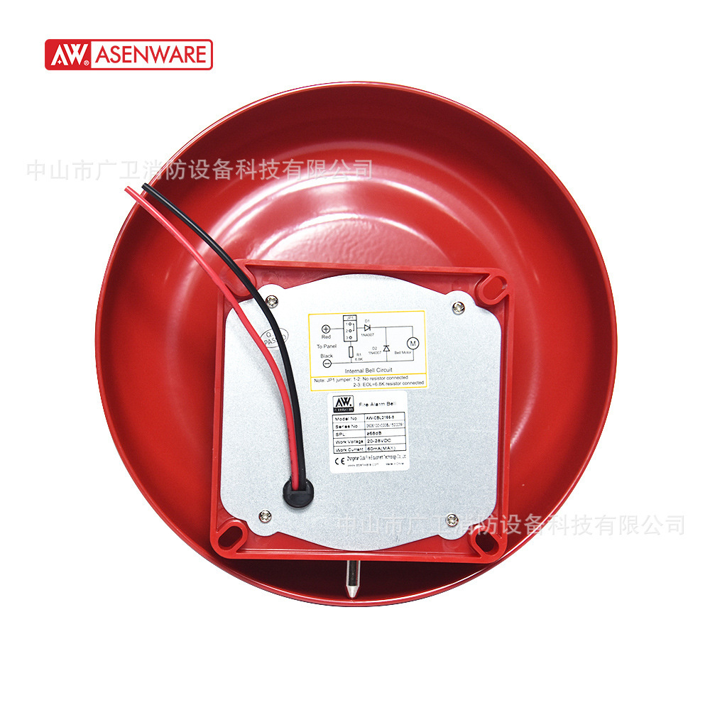 Fire alarms, 6/8 inches, fire alarms, 24V, diode resistance, export to Southeast Asia.