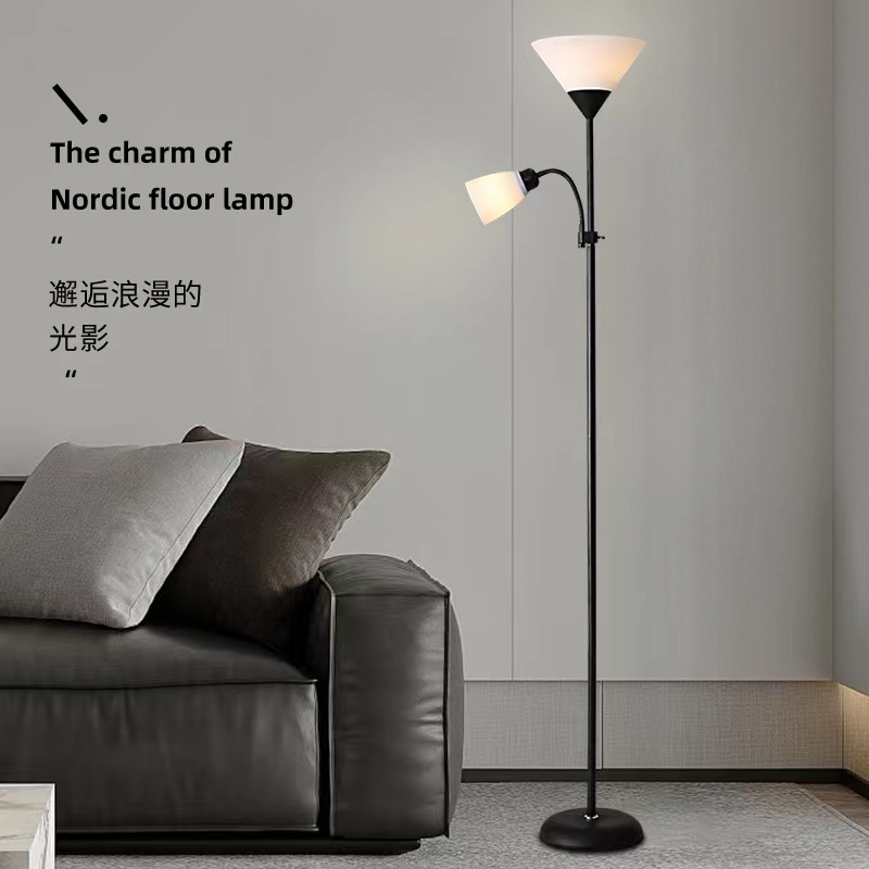 Cross-border landing light room, high-end perception bedroom, stand-up light room, single-headed mother-down lamp set