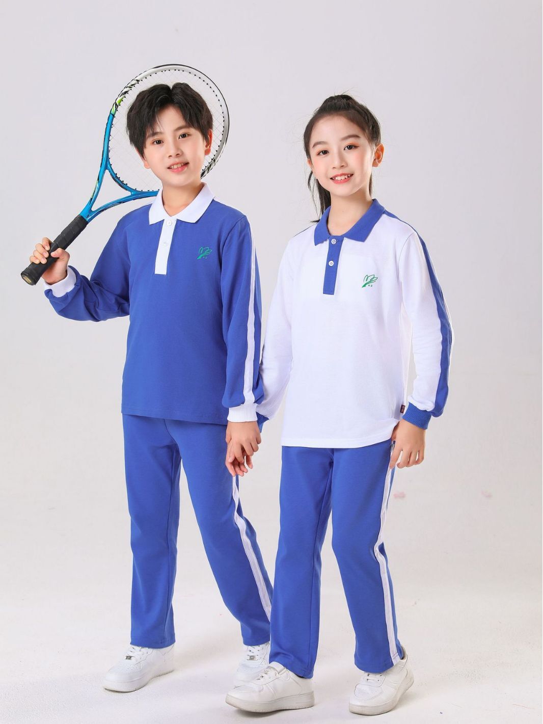 Autumn sports kits for boys and girls in Shenzhen school uniforms for children in school uniforms