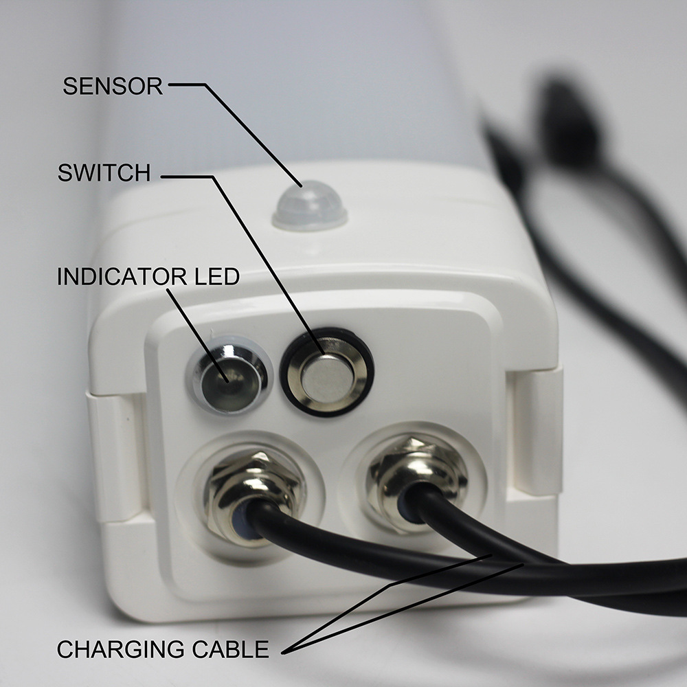 A new paragraph 8 model solar-powered three-protected tube remote control multi-purpose outdoor emergency lamps