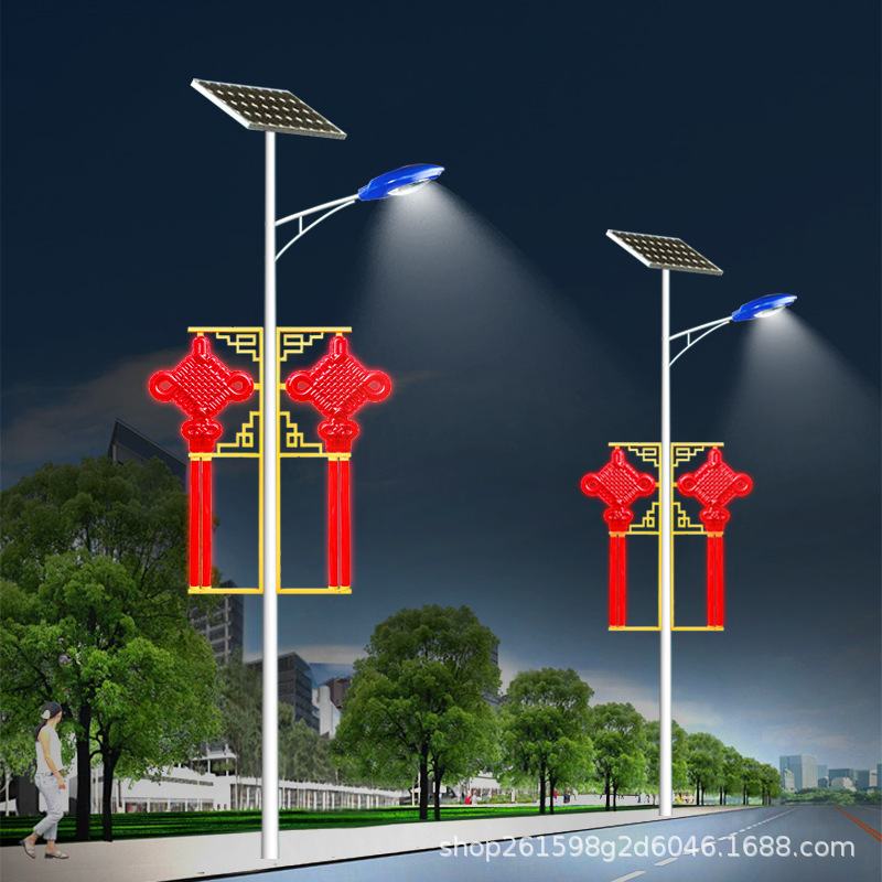 Solarly lighted LED from rural utility poles, solar integrated street lamps from outdoor waterproofing lamps in China