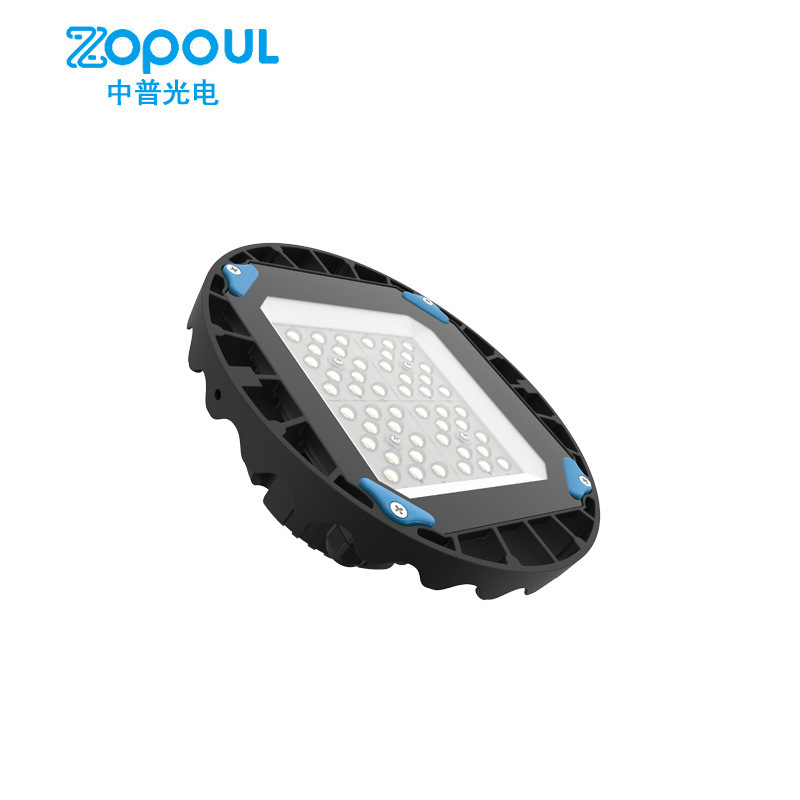 ZOPOUL工厂直销压铸铝加厚200WUFO工矿灯免维护工矿LED灯300W