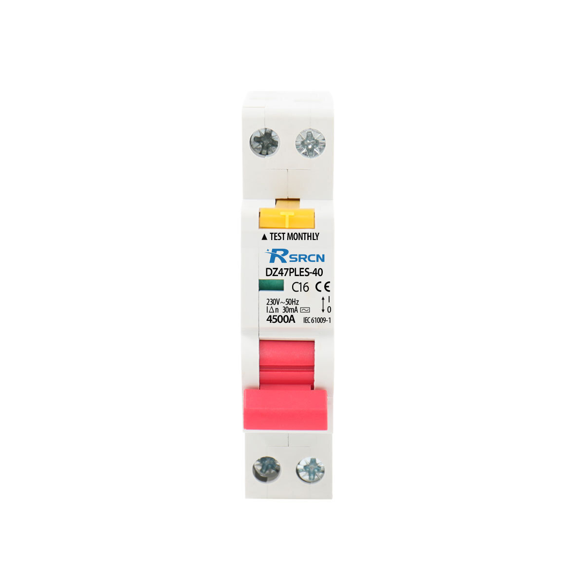 RCBO thương mại nước ngoài cho các công tắc mạch rỗng, 1P công tắc khí, bảo vệ rò rỉ
