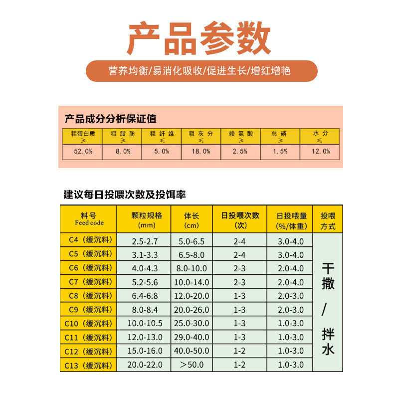 东丸红 东星斑配合饲料 水产养殖鱼粮高蛋白 鱼饲料20KG/袋