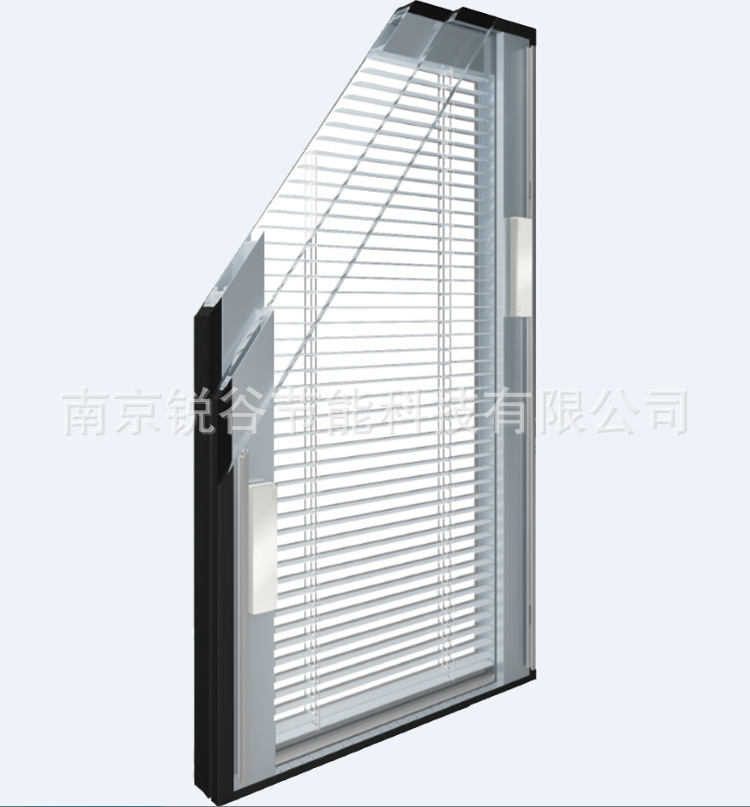 Tấm kính trống một nửa và một nửa thẳng ở Thung lũng 3 Nam Kinh.