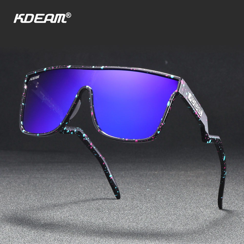 KDEAM's new alien TR90 sunglasses, big frame windproof glasses, outdoor motion glasses, KD720