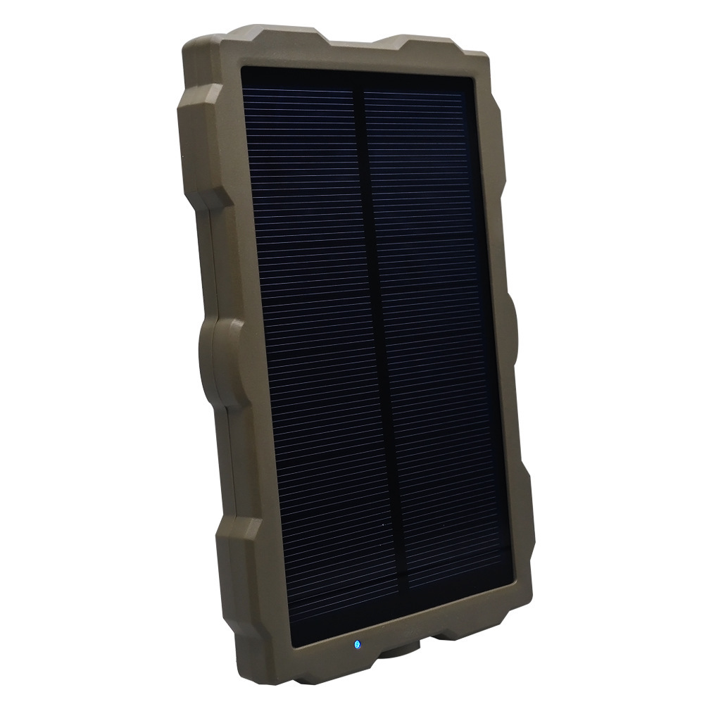 Infrared cameras track the camera's solar charger.