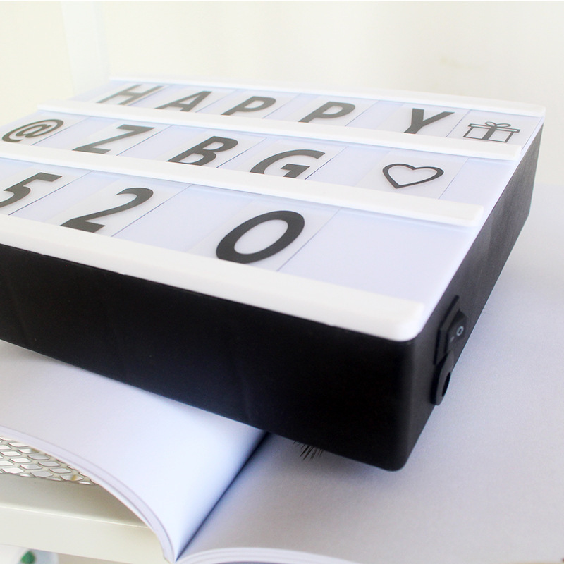 The new LED LED LED photo-letter DIY face combination in English is a single handout of all A5 specifications.