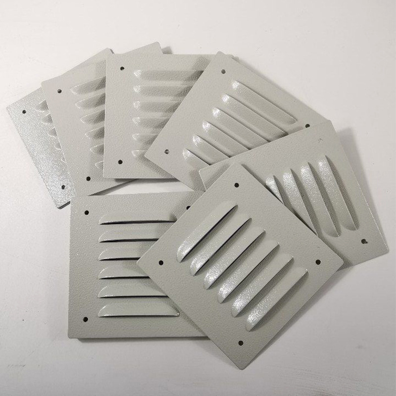 Aluminum alloyed plate plate with zinc plating, air-dispersible heat net plate sound-deducted noise fish pores