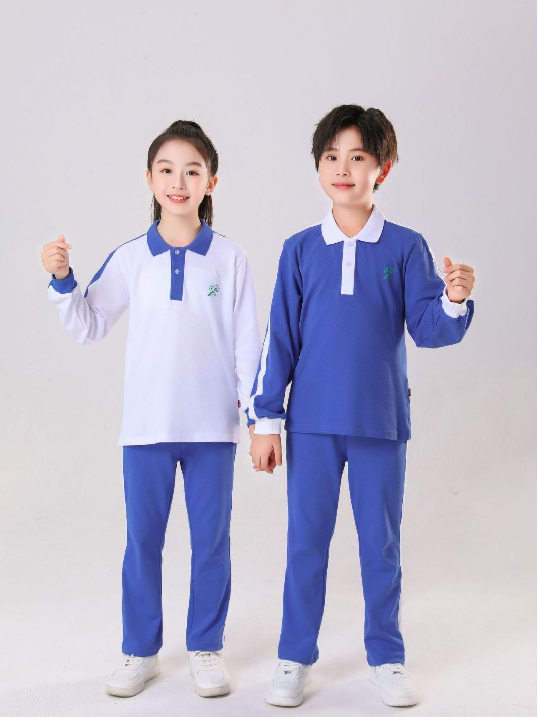 Autumn sports kits for boys and girls in Shenzhen school uniforms for children in school uniforms