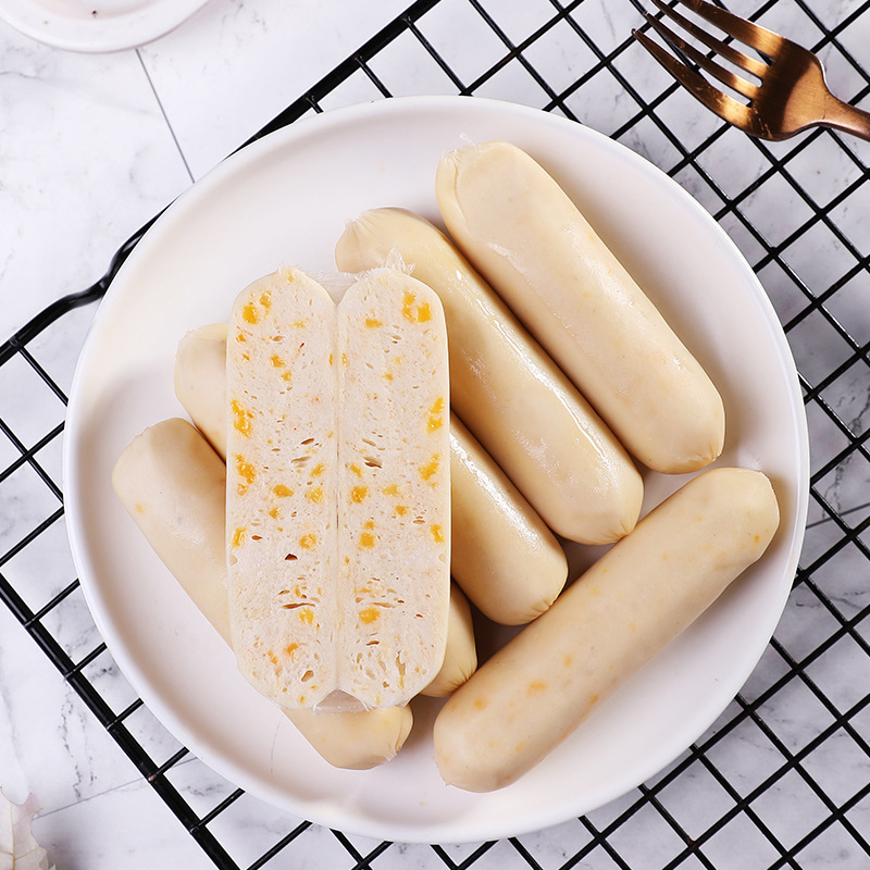 Fresh-breed cheese intestinal family breakfast intestinal odour/fishseed/ cornfish intestinal 500g steam sausage factory