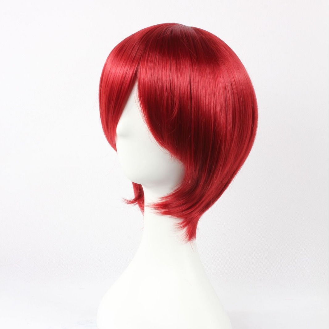 Wally, 001A, starry Sky, owl msn, short red COS wig.