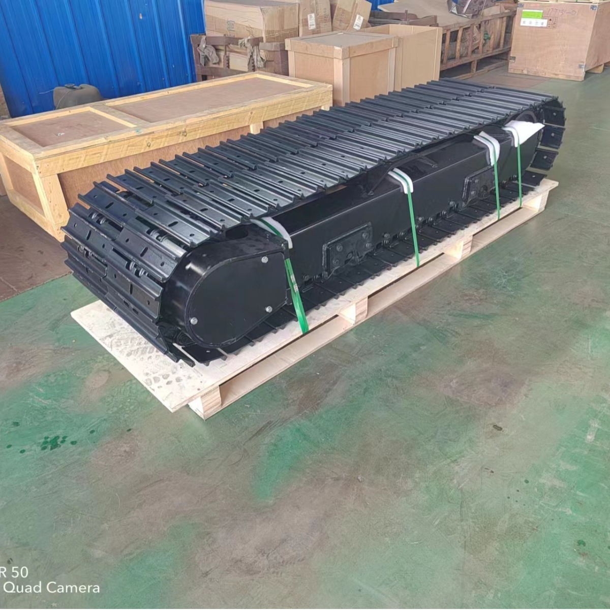 Total of hydraulic rubber chassis for the supply rig tracks