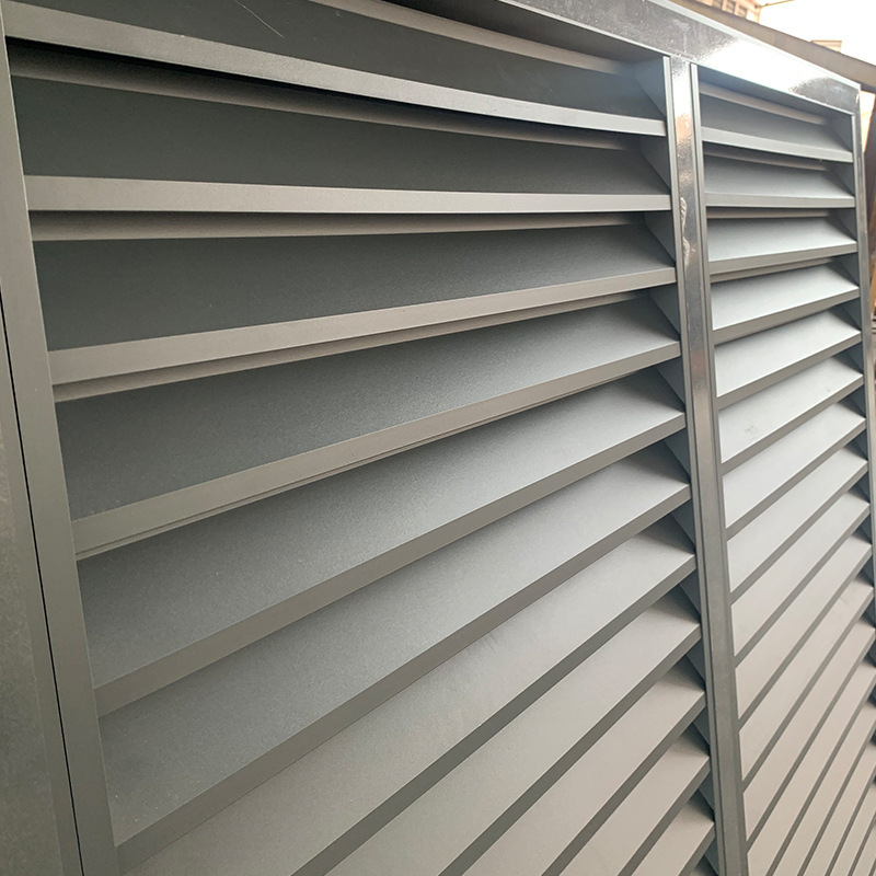 Bức tường ngoài trời hiện đại cho cửa chớp nhôm trên hàng rào bao quanh khu vực của khu vực aluminium mới của Trung Quốc