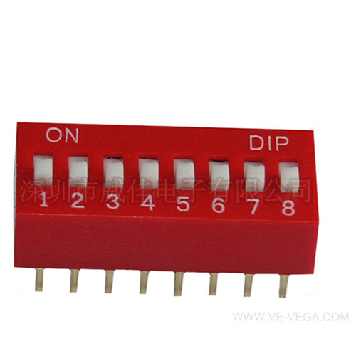 Vendor directs, 8421 code VE dial switch, eight DIP switch, eight P dial switch.