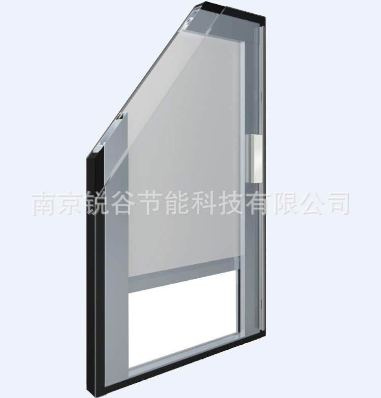 Kính rỗng trong phòng điều khiển từ trường.