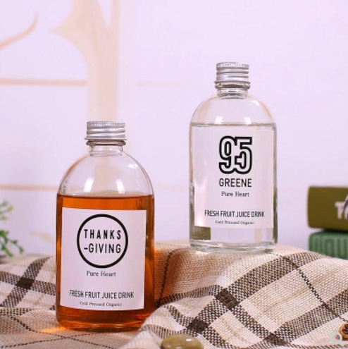350ml-150mll 고품질 우유 병 유리 밀봉 커피 병