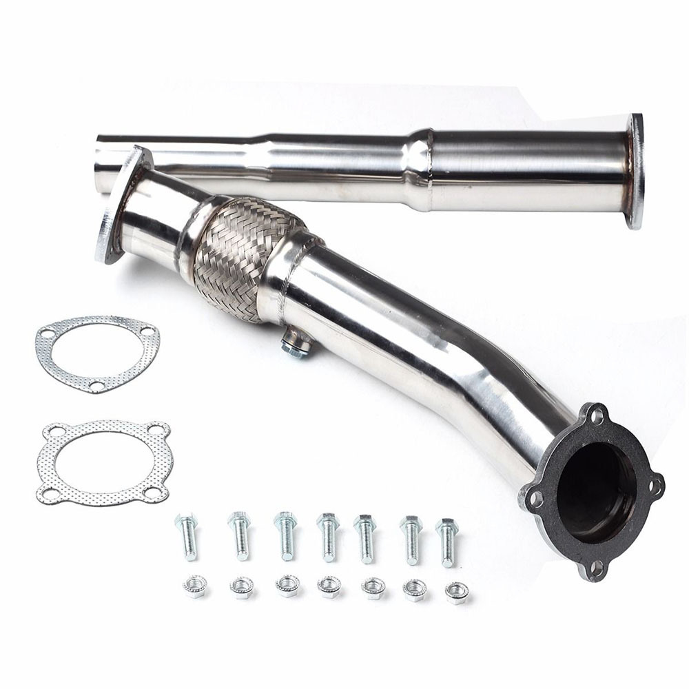 Car fittings stainless steel retrofit for front end of exhaust pipe