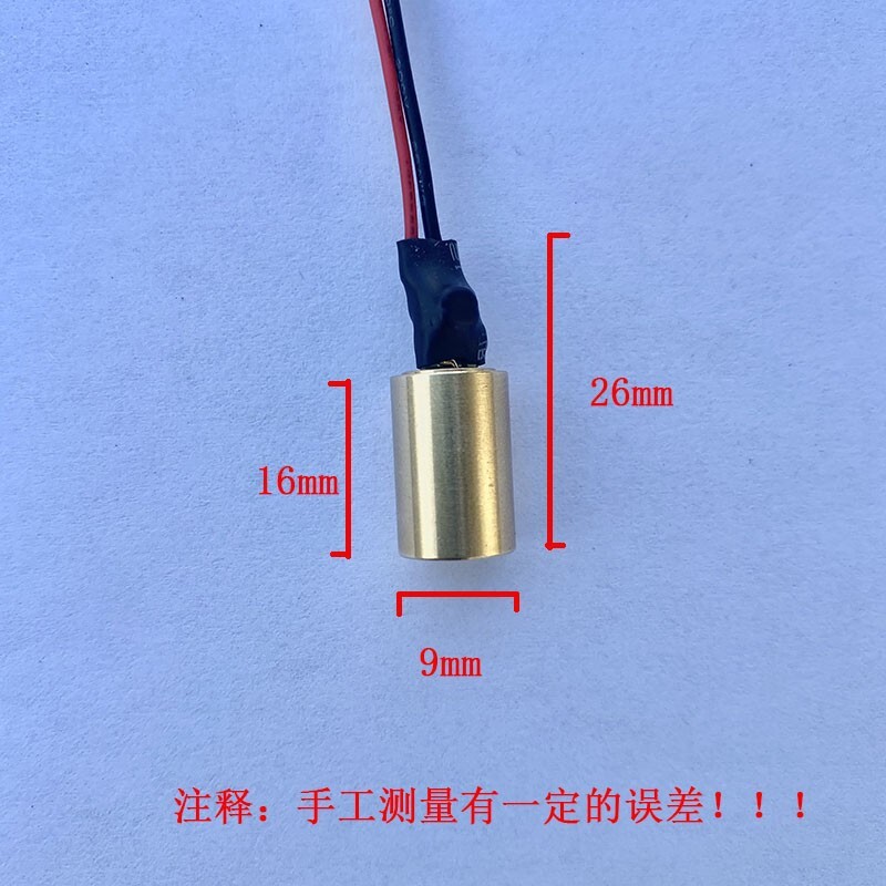 650 nm diameter 9mm red light point power 1/5/10 mw pointer plant direct-scene laser model