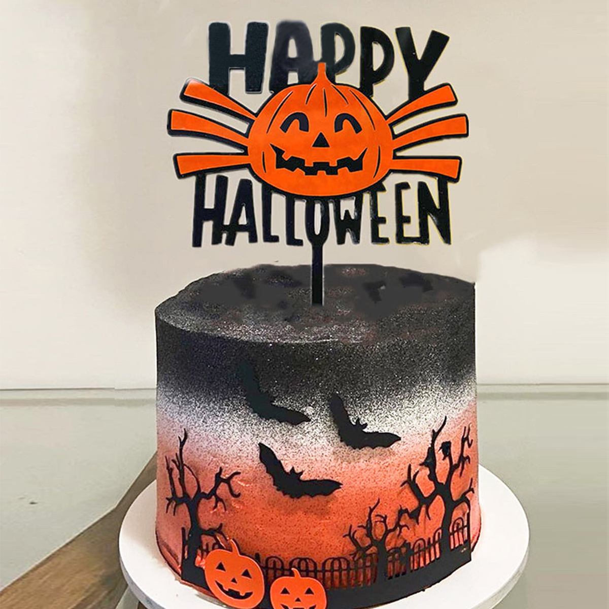 Halloween cake baker box, Halloween theme party.