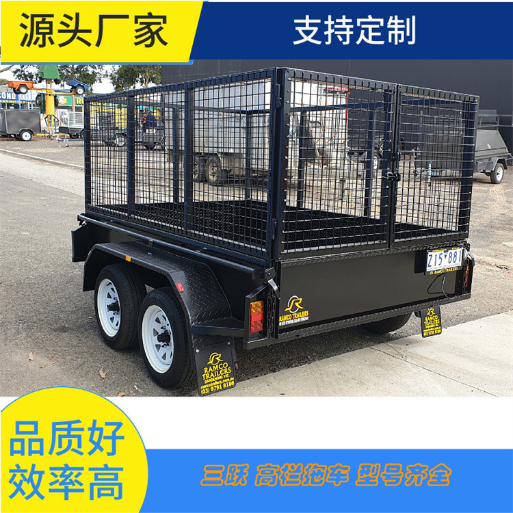 High-coated trailers, factory direct sales, heat-plating, high-coated-coated hydraulic tow trailers.