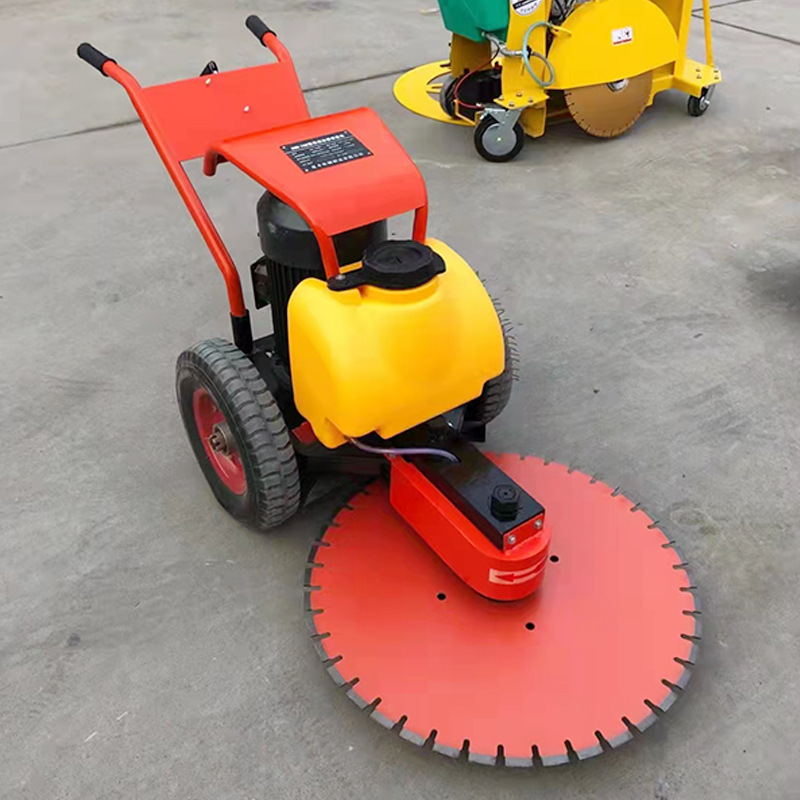 A hand-push electric cutter can lift a concrete pillar, a petrol cutter and a concrete breaker