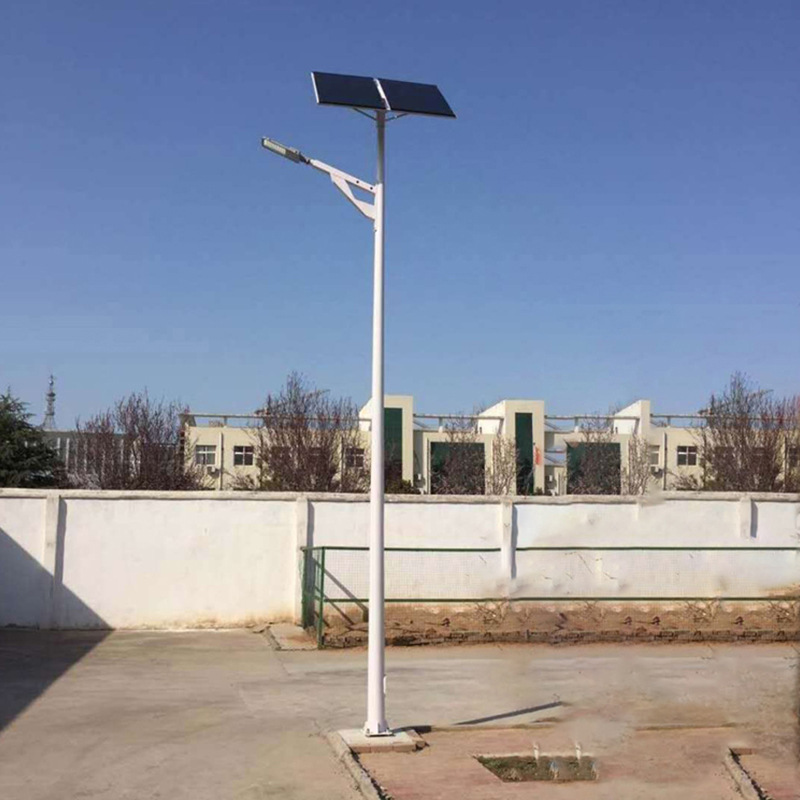 Solar street lights, 6 meters, outdoor 50W engineering lighting street lights, customizing the LED solar road light plant.