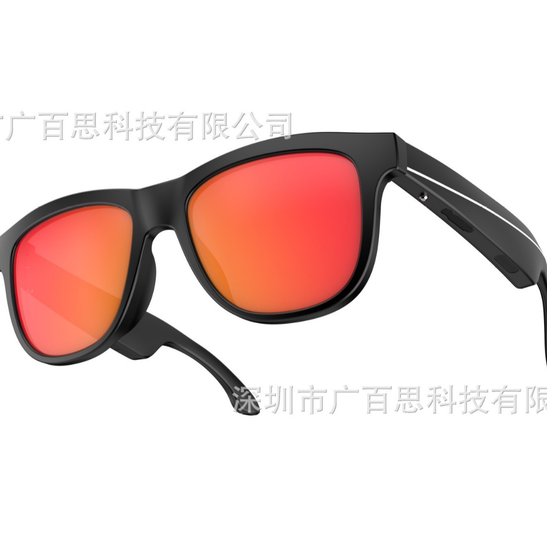 TWS uses the voice UV400 sunglasses without the sound lenses in the ear.