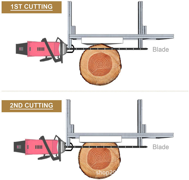 Chain Saw And Tool Chainsaw Mill 20-48英寸油锯开板架链锯架