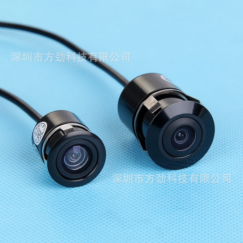 Car camera with high-altitude roller image 18.5mm and waterproof 12V camera after impact.