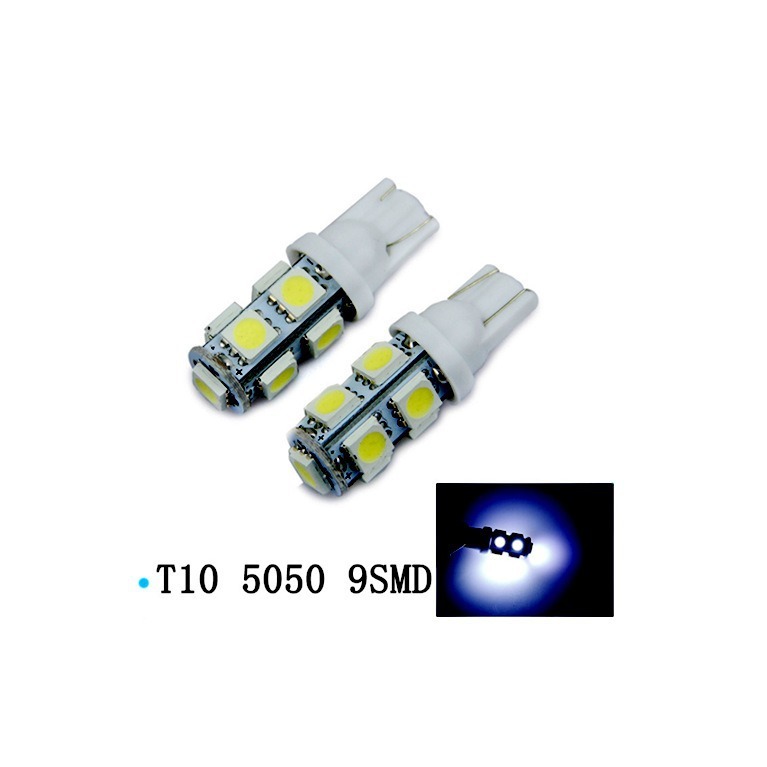 T10,5050,9SMD, LED car signal detection lights, license plates, led car lights