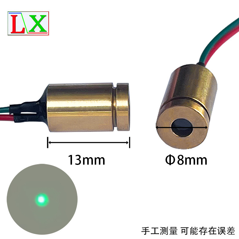 520 nm in diameter 8/9/10/12 mm green light point power 20 mw aimer laser model