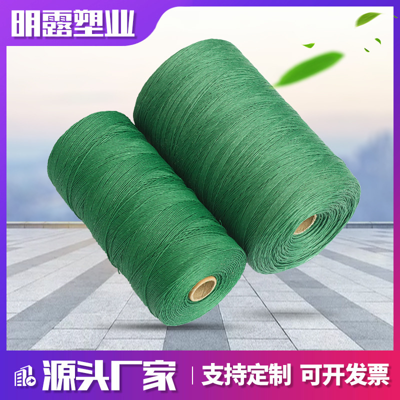 Polyethylene fishing net line through lined straw curtain lined reed lined shed plant reptile string construction line