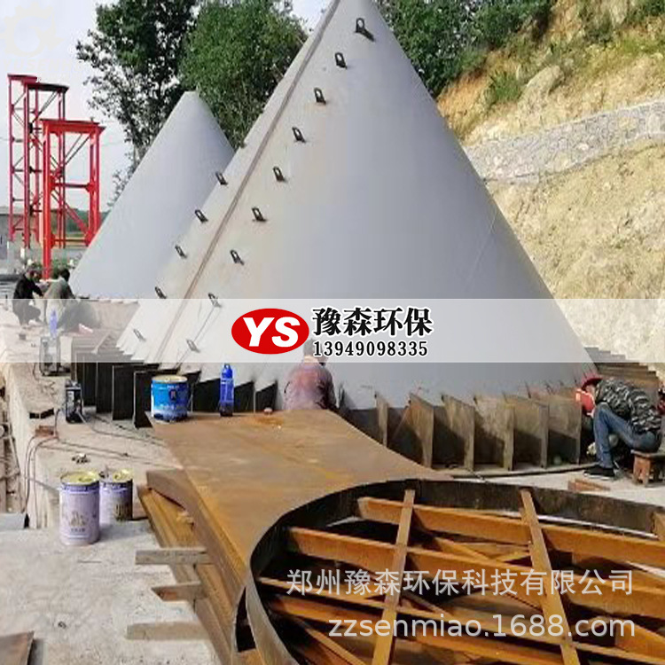 On-site processing of 1,000 to 50,000 tons of large-scale gravel powdered coal cement silos and mechanism sand silos.