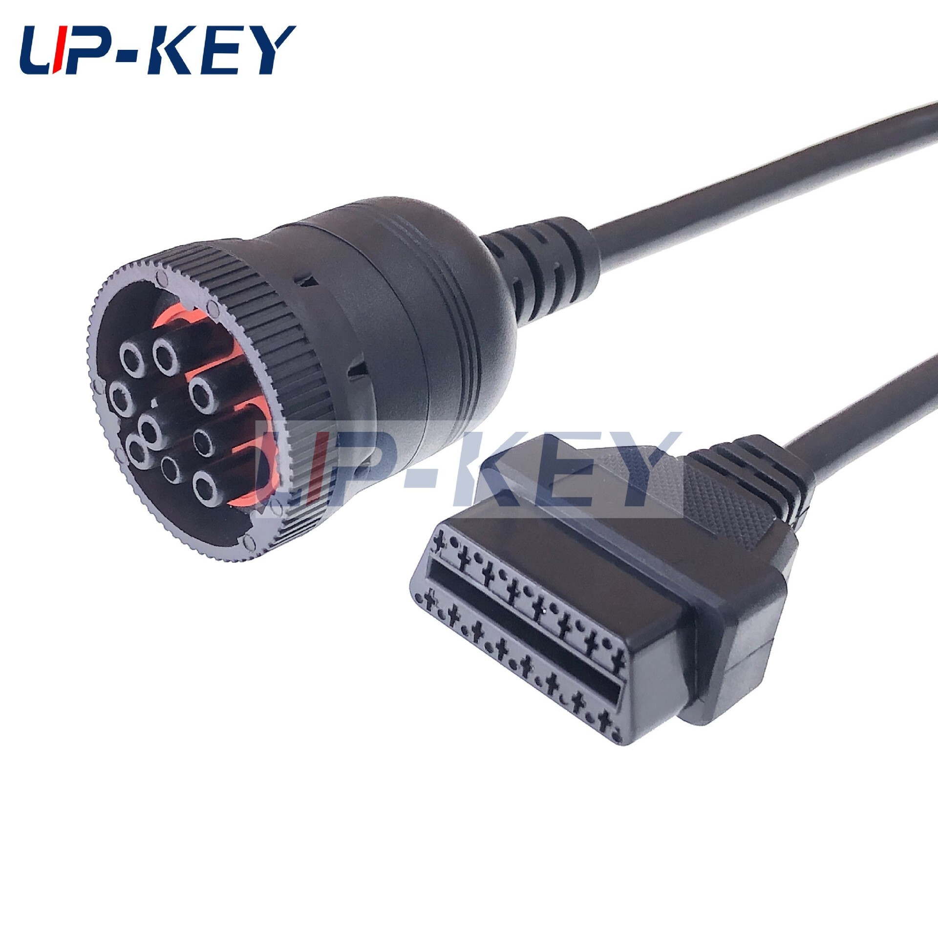 Automobile OBD2 to test line J1939 to OBD mother weight card to J1962 data line 9P truck line