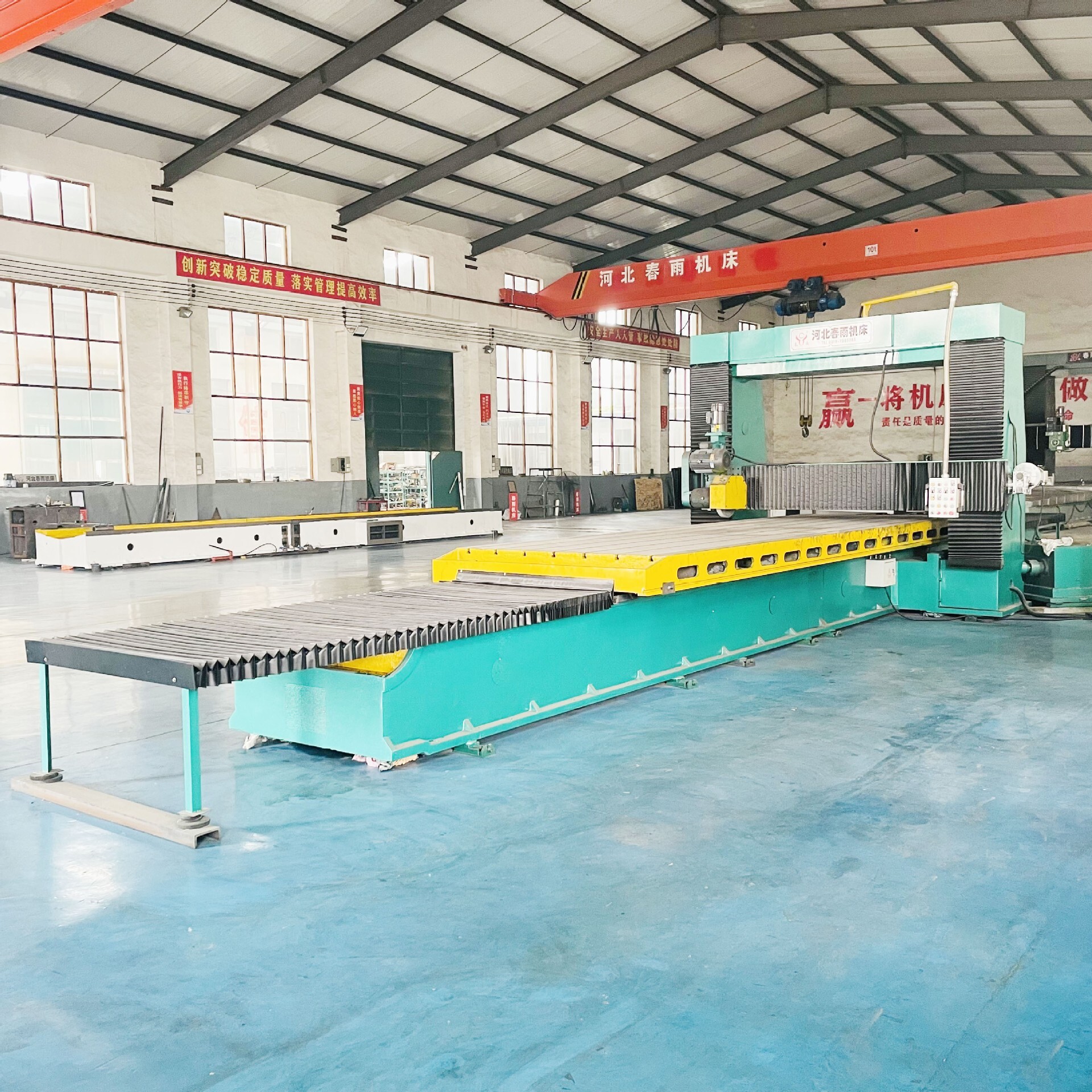 The dragon-gate mill's Habei spring rain machine bed provides a new 6-metre-long-gate-level grinding bed for the big one.