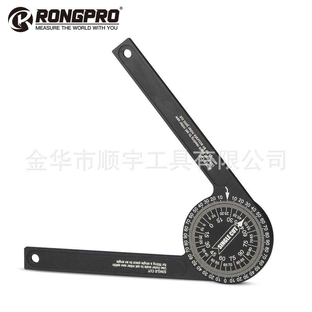 Rongpro Aluminium Alloy 360 degrees horizontal angle woodwork arcade cutting saw locator