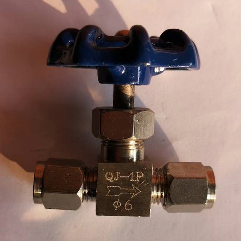 Long-term-formulated QJ-1P multi-specified ABC valve, one-way straight-through external screwdriver.