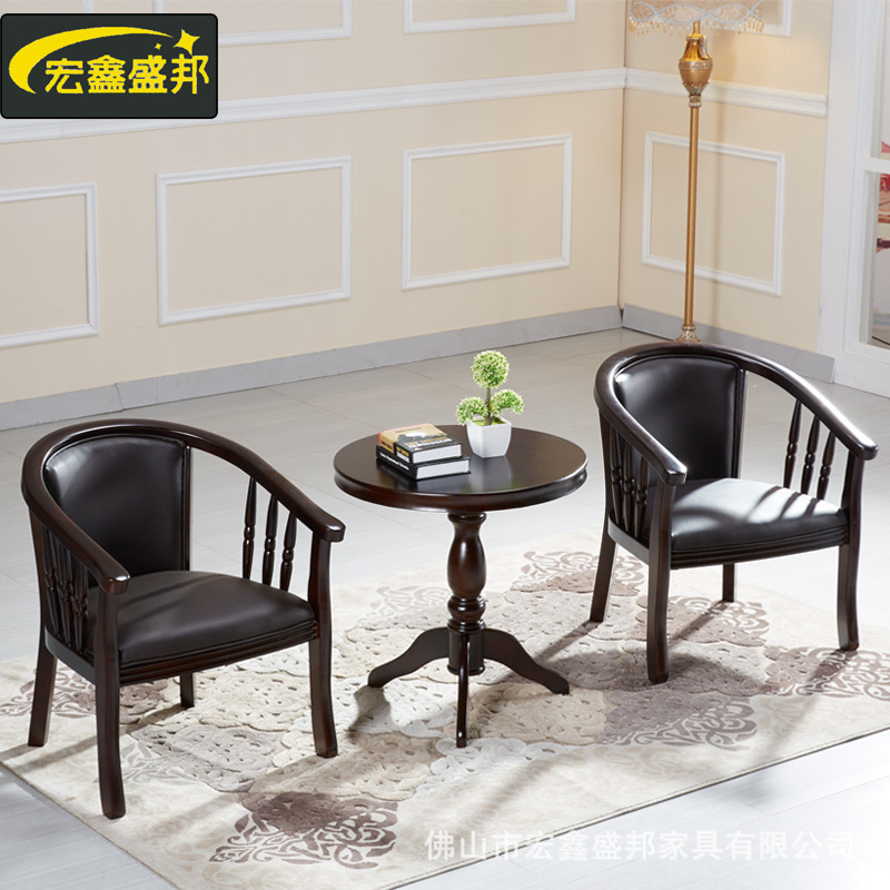 3 sets of one-person one-person bedroom recital chair suites for hotel chairs, small table chairs for the guest room.