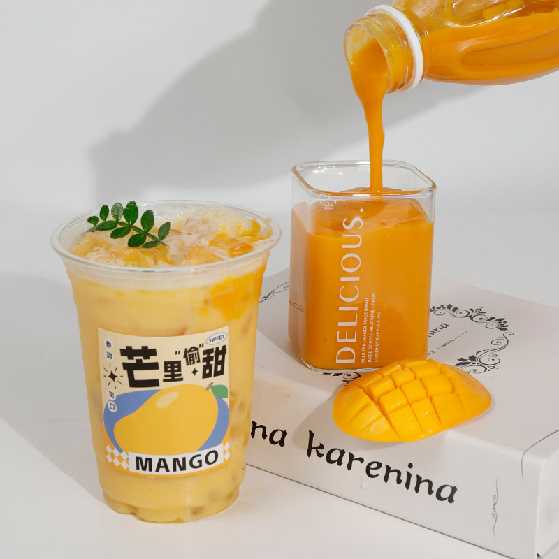 Frozen mango juice, frozen mango mackerel, fresh mashed mango sauce, not condensed.