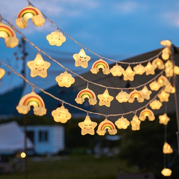 Led starlight rainbow cloud camping light rooms decorating lights in children's rooms on holiday