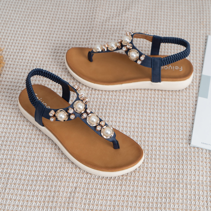 In 2022, the new summer national sandals, the Bohemian retro-drive.