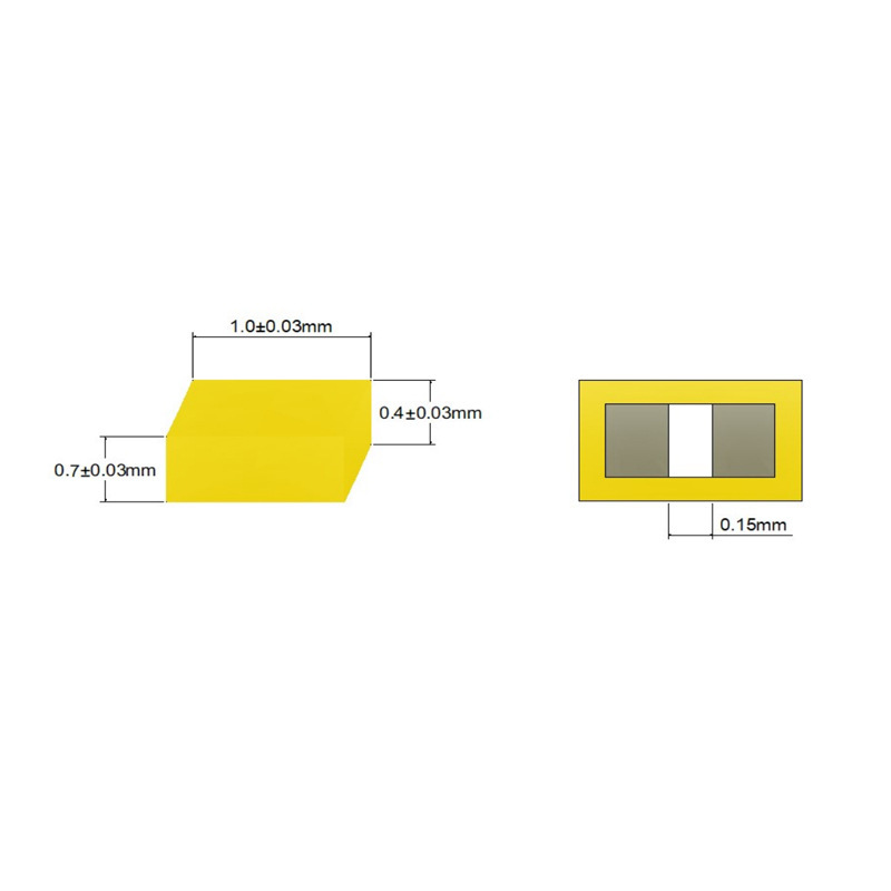 Small power beads of 0.2W 0.5W 1W back-loading chip of the CSP 10007-size LED.